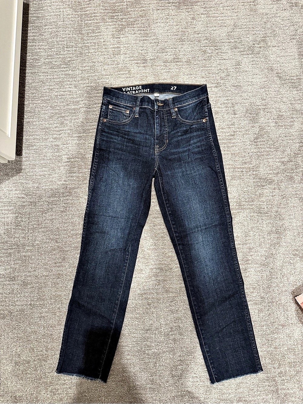 Jcrew Slim Straight Jeans in Blue Waist 27